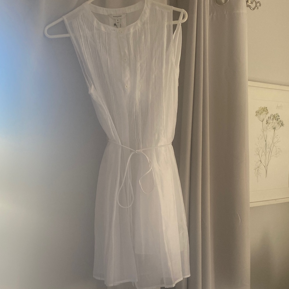 Banana Republic White Mini Dress